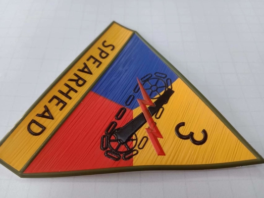 Logo TPU 3D Mengangkat Patch Perpindahan Panas Besi Pada Label Untuk Pakaian