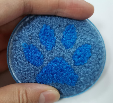 Label Transfer Panas Patch Bordir Handuk yang Dapat Dicuci Untuk Pakaian