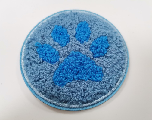 Label Transfer Panas Patch Bordir Handuk yang Dapat Dicuci Untuk Pakaian