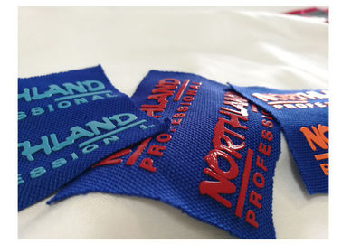 Creative Heat Transfer Garment Labels, Efek Shinny Heat Press Leher Label