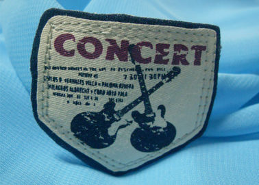 Pita / Satin Tape Silk Screen Printing Label Screen Printed Tags Desain Profesional