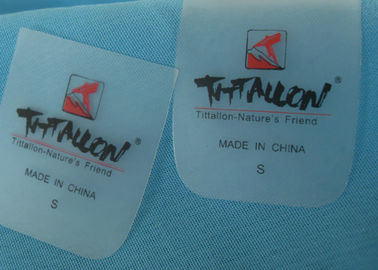 TPU Material Screen Printing Label Untuk Desain Khusus Pakaian