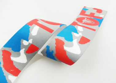 3cm White Jacquard Elastic Band Elastic Tape Untuk Desain Fashion Jahit