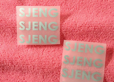 1mm Ketebalan Silicone 3D Transfer Heat Label Pakaian Untuk Sportwear