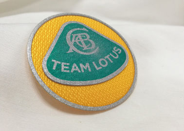 100 Material Shinny Silicone 3D Rubber Patches Seal Heat Label Untuk Pakaian