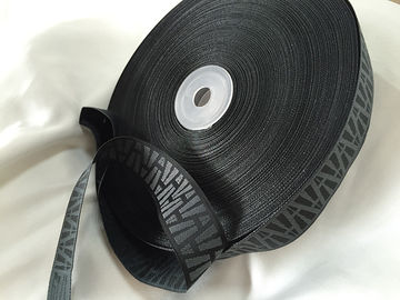 Custom Woven Tape 20mm Herringbone Webbing Tape Untuk Garmen / Topi