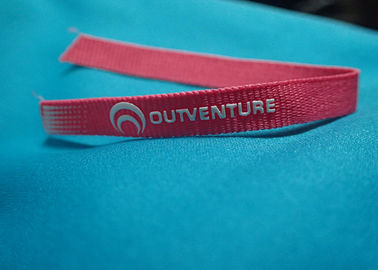 Garment Woven Tags Custom Screen Dicetak kanvas Label Custom Clothing Patch