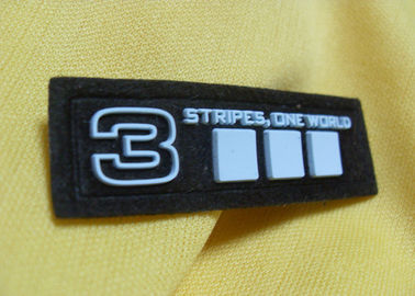 Custom Geographical 3D Metal Soft Silicone Rubber PVC Patches Untuk Jaket