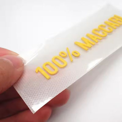 Label tanpa tag karet silikon khusus Transfer panas dengan huruf dan angka 3d Nama Patch Transfer Logo Pencetakan