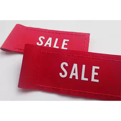 Logo Merek Disesuaikan Label Penjualan Label Pakaian Label Pencetakan Layar Logo Label Woven