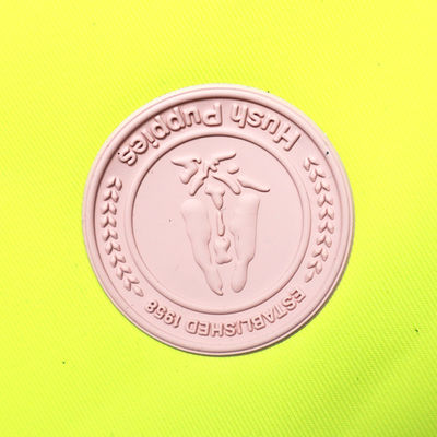 Label Pakaian Tekan Panas 3D Transfer Silikon Kualitas Tinggi Lencana Silikon untuk Kain