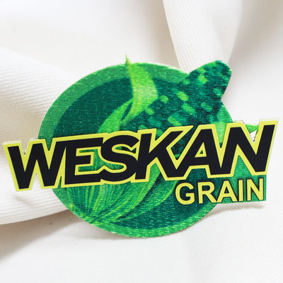 Custom Personalized Sublimation Printing Silikon Tatami Heat Transfer Label Nama Huruf Sticker Pakaian Mewah