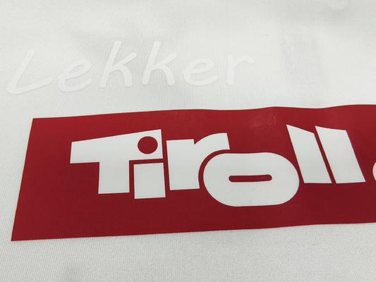 Custom Label Fashion DTF Sticker Film On PET Transfer Pengisaran Untuk T-shirt