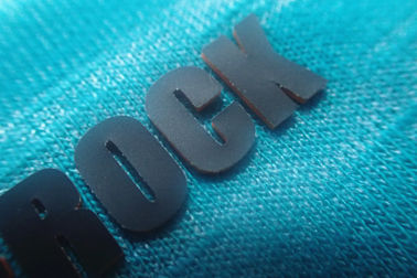 3D Silicone Badge Label Panas Transfer Pakaian Ramah Lingkungan