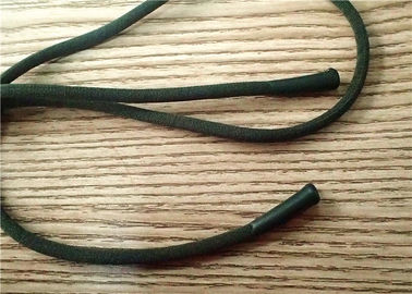 Customerized 4MM Zipper Cord Lembut Dan Matt Silicone Endings Untuk Pakaian, Sepatu