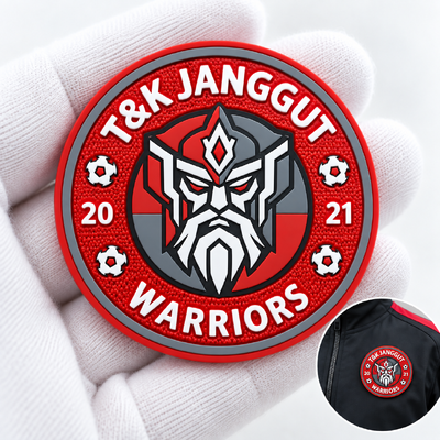 Lencana Logo Timbul TPU 3D Kustom - Label Karet Silikon Ramah Lingkungan & Dapat Dicuci untuk Tim Gaming