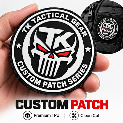 Patch Logo TPU Cetakan Kustom dengan Desain 3D Timbul Ramah Lingkungan Dapat Dicuci untuk Peralatan Outdoor