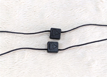 Logo Merek Kustom Nylon Hang Seal Tag Tali Plastik Untuk Pakaian / Sepatu