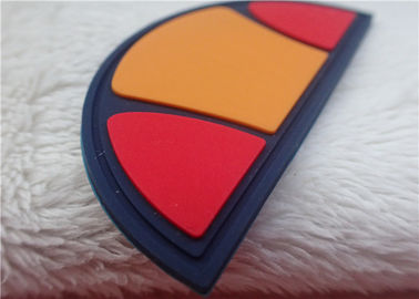Beberapa Warna Patch Logo Karet Setengah Lingkaran Untuk Dekorasi Tas