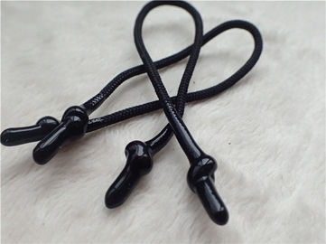 Single Color Non Cord Cord tape Dengan Shinny Silicone Edings Untuk Penarik Tas