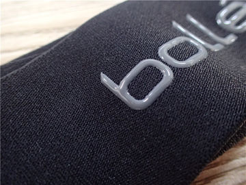 Pita Elastis Jacquard Kekuatan Tinggi Untuk Pakaian, Mencetak Logo Silikon Perlindungan Lingkungan