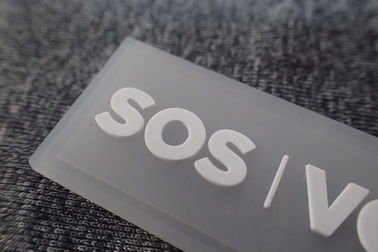 Patch Logo Karet Buatan Tangan Untuk Seragam / Label Pakaian Karet
