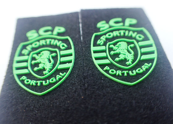 Patch Pakaian Kustom Karet Injeksi Dukungan Timbul